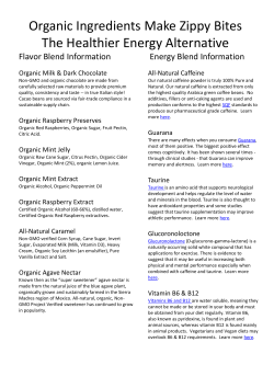 Organic Ingredients Make Zippy Bites The Healthier Energy Alternative