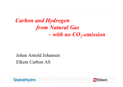 Carbon and Hydrogen from Natural Gas – with no CO
