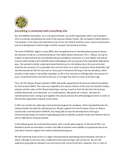 Everything is connected with everything else We, the MOZAIC