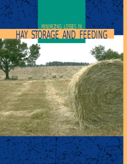 hay storage and feeding - Mississippi State University Extension