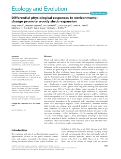 Differential physiological responses to
