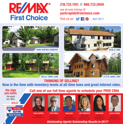 Call one of our full time agents to schedule your FREE CMA