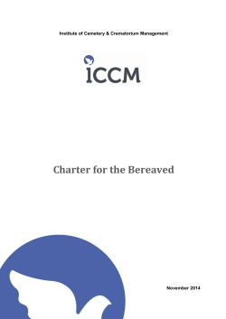 Charter for the Bereaved - Full Reference Copy
