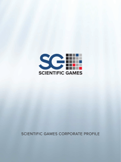 SCIENTIFIC GAMES CORPORATE PROFILE