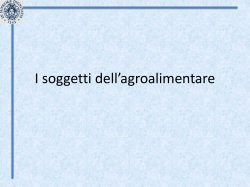 La distribuzione alimentare