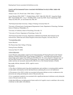 Massimo_APOE and LEQ_Delirium_March62016_Final