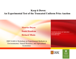 Maurice Doyon - Northeastern Agricultural and Resource