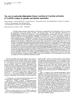 The role of nucleoside-diphosphate kinase reactions in G protein