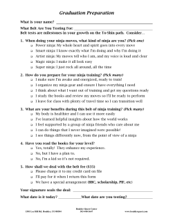 To-Shin Do Grad Prep - Boulder Quest Center