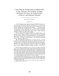 Unraveling the Gordian Knot of Implicit Bias in Jury Selection: The