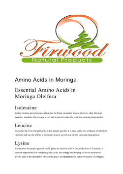 to see how the body makes use of each of these amino acids