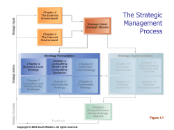 Strategic Management 6e. - Hitt, Hoskisson, and Ireland