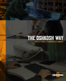 The Oshkosh Way - Oshkosh Corporation