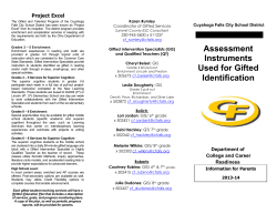 Grades 3 &ndash; 5 Enrichment - Cuyahoga Falls City School District