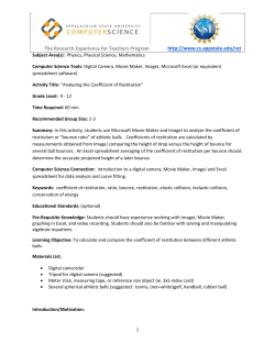 Teacher`s Manual - Department of Computer Science