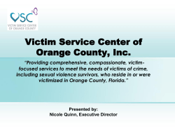 2010-07-21 Budget Worksession Victim Service Center of Orange