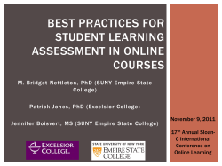Best Practices for Student Learning