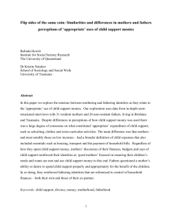 Flip sides of the same coin: Similarities and differences in mothers