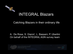 INTEGRAL Blazars