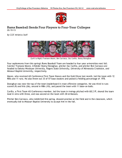 Rams Baseball Sends Four Players to Four