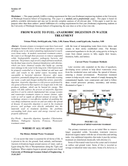 from waste to fuel: anaerobic digestion in water treatment