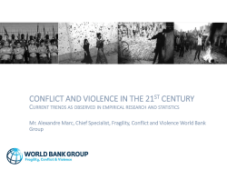 Observed Trends in a World of Risks: What does the evidence show