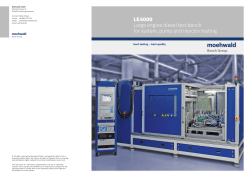 LE4000 Large engine diesel test bench for system