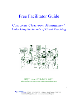 Conscious Classroom Management