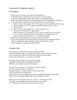 Experiment 35: Qualitative Analysis I