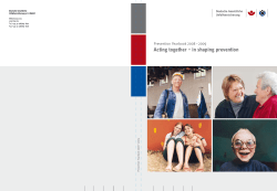 Acting together – in shaping prevention