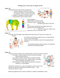 AP Biology Have to have notes for Chapters 40-51