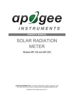 MP-100 - Apogee Instruments