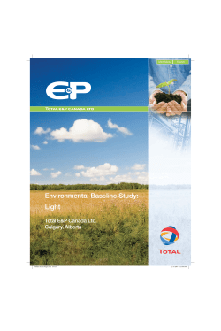 Environmental Baseline Study: Light