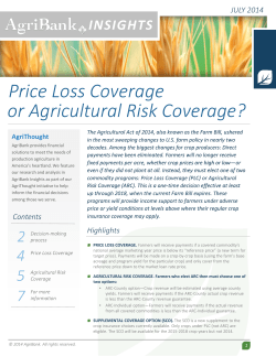 Price Loss Coverage or Agricultural Risk Coverage?