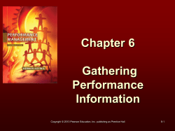 Gathering Performance Information: Overview