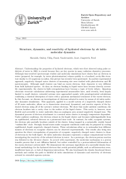 Structure, dynamics, and reactivity of hydrated electrons by ab initio