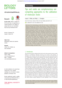 Tips and nodes are complementary not competing approaches to