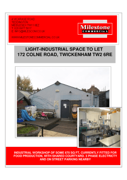 light-industrial space to let 172 colne road, twickenham tw2 6re
