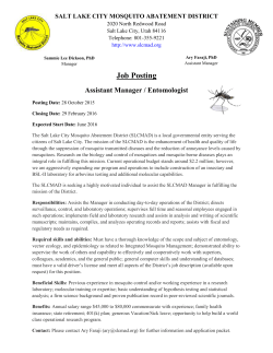 salt lake city mosquito abatement district