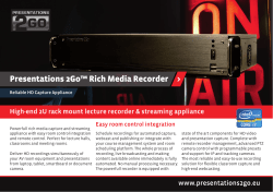Presentations 2Go&trade; Rich Media Recorder >