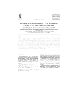 Mechanism of the hydrogenation of CO 2 to methanol on a Cu(100