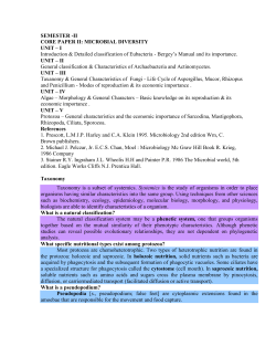 Microbial diversity E