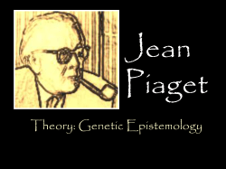 Jean Piaget - Natalie, Janique, Katie, Meghan