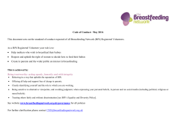 Code of Conduct for Volunteers new