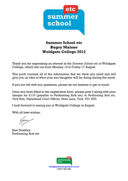 Bugsy Malone Woldgate College 13