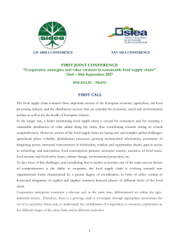 FIRST JOINT CONFERENCE