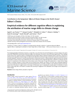 Empirical evidence for different cognitive effects