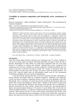 23 Variability in chemical composition and