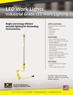LED Work Lights
