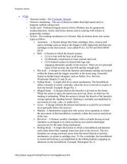 Firearms Terms ATop Abrasion marks